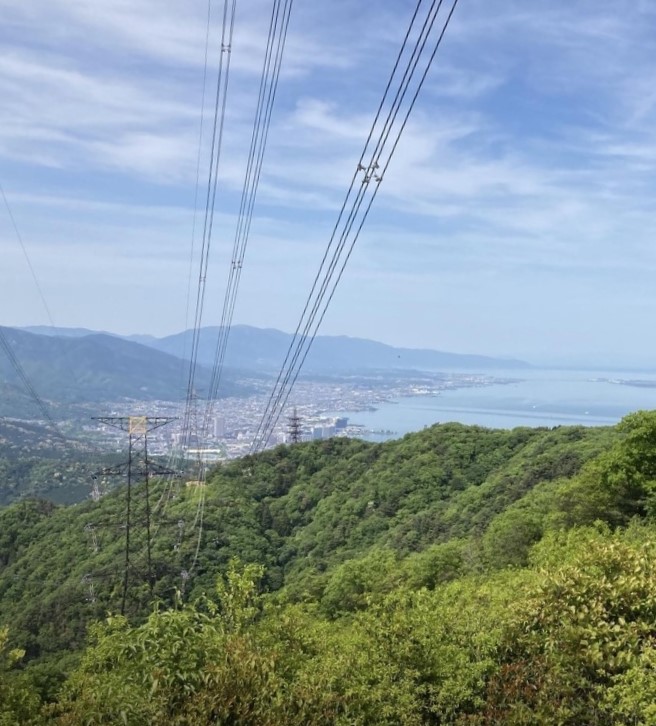 京都 音羽山 琵琶湖 展望
