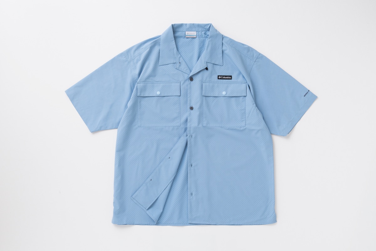 "columbia クリスタルロック ショートスリーブ 登山シャツ 夏 速乾"