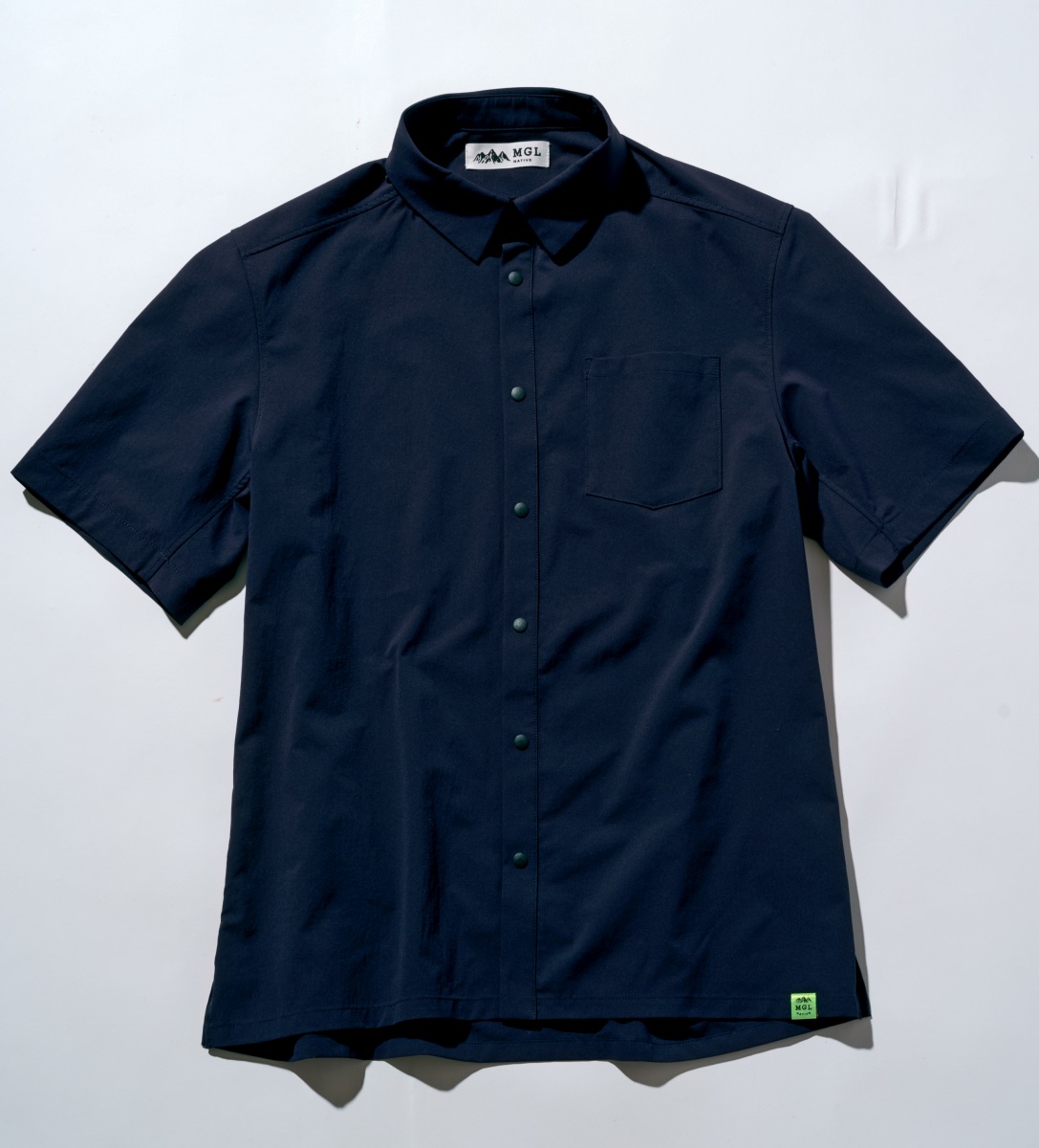 "mgl native ウェイファーラー ショートスリーブ シャツ 登山シャツ 夏 速乾"